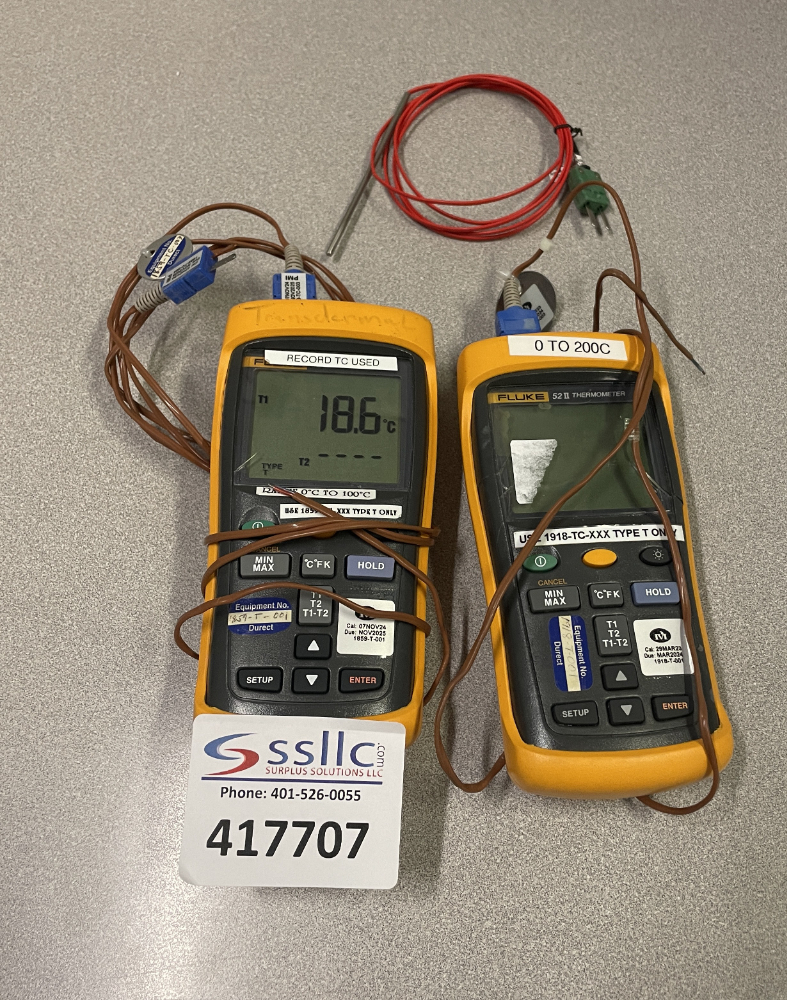 Image of Digital Thermometers with Temperature Probes QTY-2